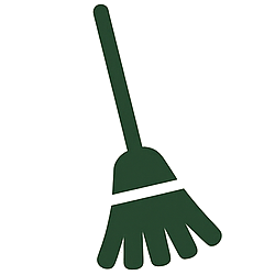 Laub entfernen